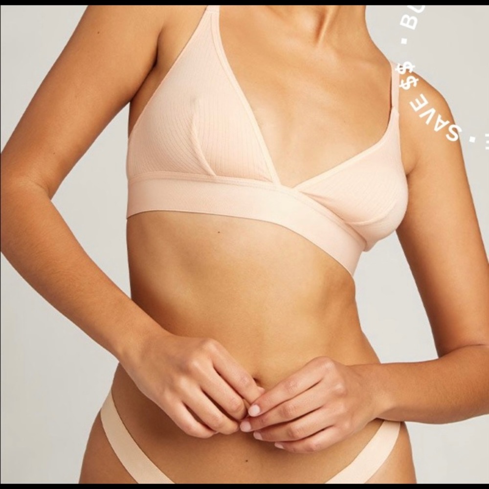 Negative underwear whipped triangle bra size 0